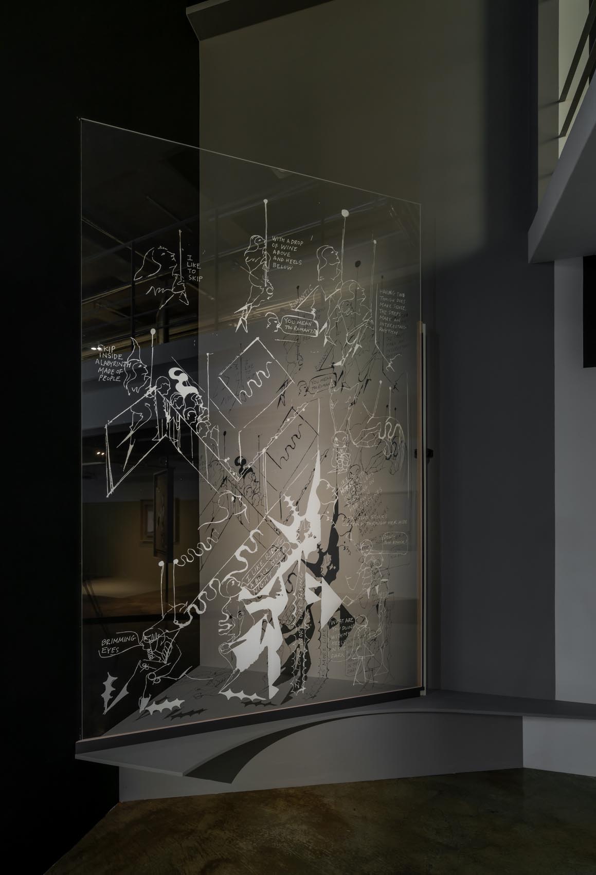 dark corner as a background